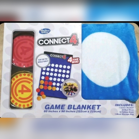 Hasbro Games Hasbro Connect 4 Game Board Blanket Poshmark